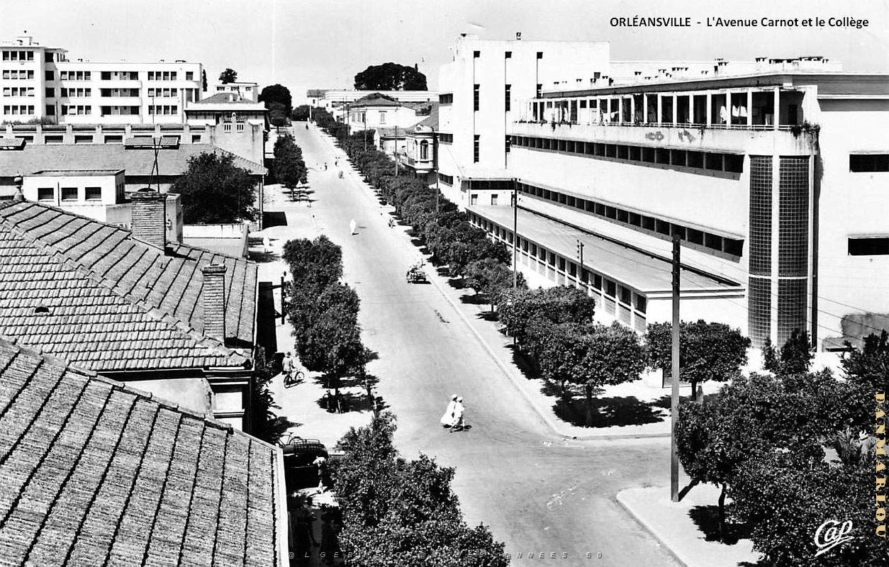 Orleansville - Avenue Carnot et College.jpg